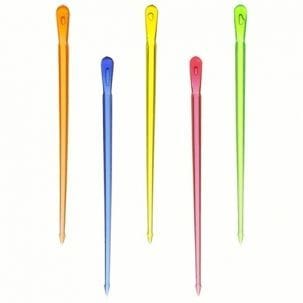 Wykałaczki bankietowe  op.500 szt. 8cm;   Party   paleta barw - Drop  plastikowe