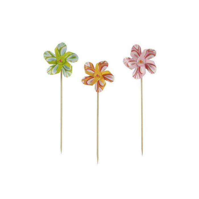 Wykałaczki bankietowe  op.50 szt. (5) 17,5cm;  Party   paleta barw -  Wiatrak