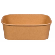 Poj. na sałatkę papier. brąz. prost.  500ml  op.50 szt. (6)     POTCART502C **