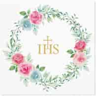 Serwetki - Komunia święta  33x33cm  op.20 szt.  Delicate Roses  SDL139400