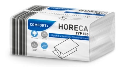 Ręcznik Z-Z Biały  2-warst. celuloza  Horeca Comfort    150szt.