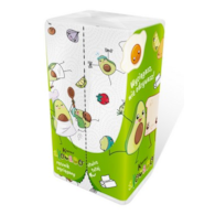 Ręcznik Z-Z Biały  2-warst. celuloza  op.150 szt. Kartika Decor AVOCADO