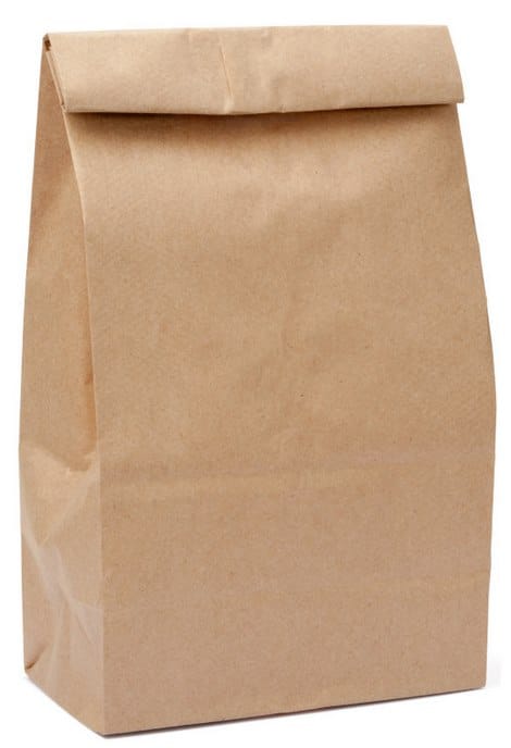 Torby klock. brąz. 22x14x35cm  op.250 szt.  bez nadr. P210