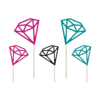 Toppery;  Diamenty 12,5-25,5cm  op.5 szt. **