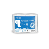 Papier toalet. Velvet Comfort  op.4 rolki (9) biały 2-warst.  53m