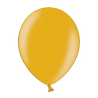 Balon 27cm  op.100 szt. metallic gold - złoty