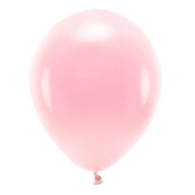Balon 26cm  op.10 szt. Eco; pastelowe, rumiany różowy