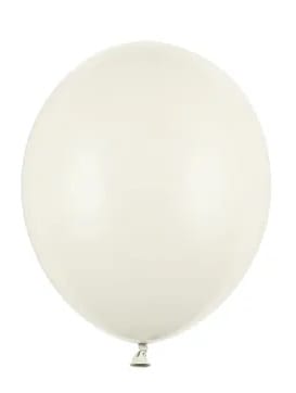 Balon 27cm  op.10 szt. Strong; pastel light cream - kremowy
