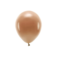 Balon 26cm  op.100 szt. Eco; pastelowe, czekoladowy brąz