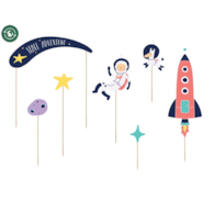 Topper na tort;  Kosmos - 9,5-24,5cm   op.7 szt. **