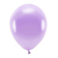 Balon 26cm  op.10 szt. Eco; metalizowany, lawenda