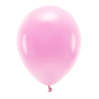 Balon 26cm  op.10 szt. Eco; pastelowy, rożowy