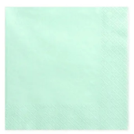 Serwetki 33x33cm  skł. 3-warst.  op.20 szt. mięta