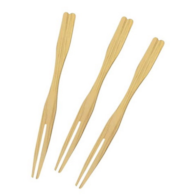 Widelczyk do przekąsek drewniany  op.100 szt. (100)  9cm  27-38