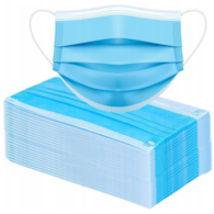 Maseczka jednorazowa  3-warst.   (50)   Chiny **