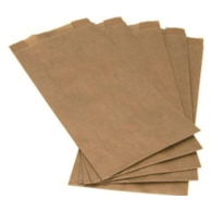 Torby fałdowe szare 12x5x25cm  op.+ - 50 szt.