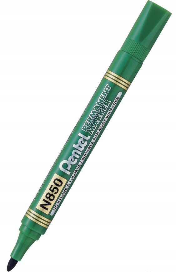 Marker perm.okr.  Pentel N850, zielony
