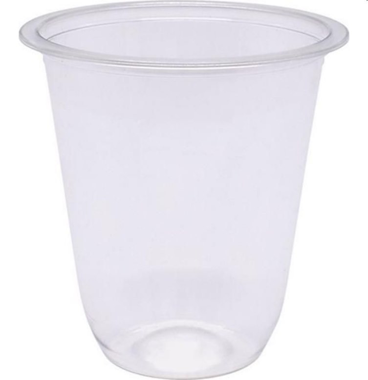 Poj. na sałatkę/deser PET okrągły 250ml  op.50 szt. (20) fi  76mm RPET **