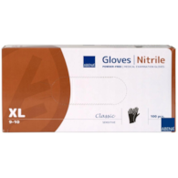 Rękawice Nitrylowe  XL   op.100 szt. bezp./ niebieskie   5275 AB