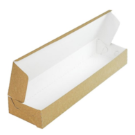 Kartonik na 1 zapiekankę  35x9,5x4cm  op.100 szt.   (tektura lita)  22546