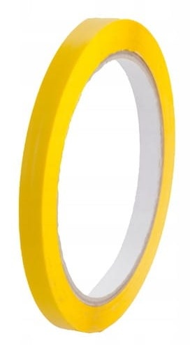 Taśma do zaklejarek PVC - żółta - 09x66m zgrz.16szt  (k/192szt)
