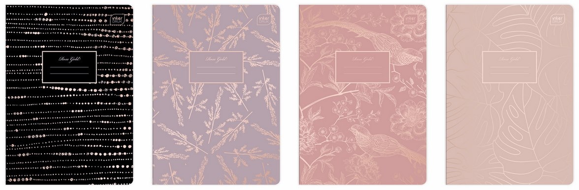 Zeszyt 60k.; linia Metallic Rose Gold 70g