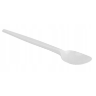 Łyżeczka biała  op.100 szt. (20) 32134   REUSE