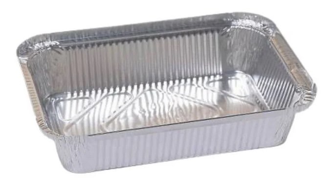 Foremka aluminiowa - prost.  870ml; 21,2x14,7x4cm  R63-L  op.100 szt.