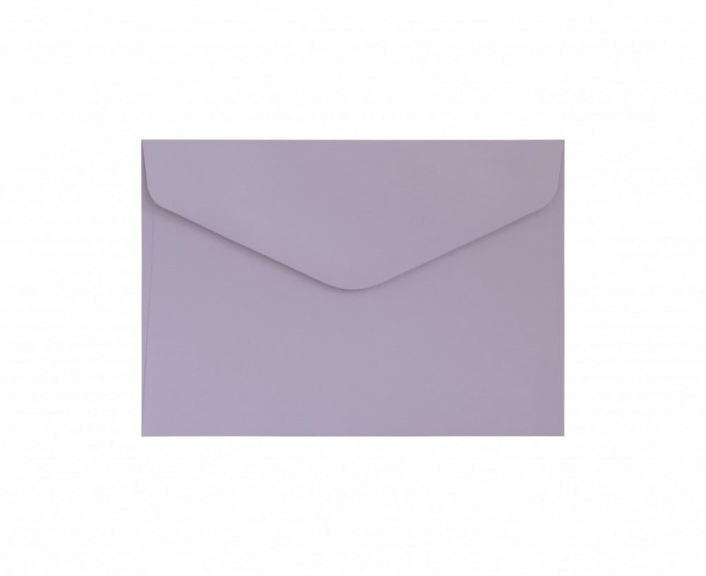 Koperta ozdobna C6  Lawendowa satyna gładka, 130g   op.10 szt.