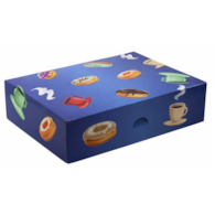 Pudełko 31x22x8 Pączki /Niebieskie op.15 szt. **