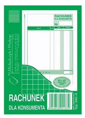 Rachunek dla konsumenta A6 M262-5