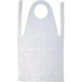 Fartuch foliowy  LDPE, biały 810x1250 15mic  op.50 szt.