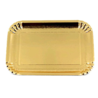 Tacki papier. złote  19,5x13,7cm  op.10 szt.