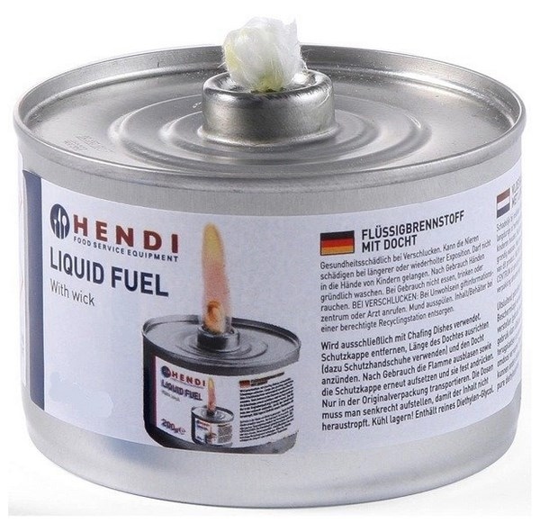 Pasta do podgrzewaczy 200g; puszka; z knotem  Hendi (24)