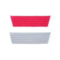 Mop płaski zapas  47cm; Economy SEP340, z mikrofazy mocowany do stelaża za pomocą rzepa, (stelaż HFF301) **