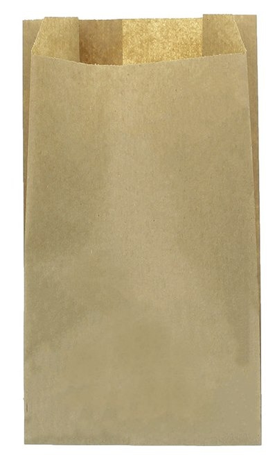 Torby fałdowe szare 10x5x17cm  op.1000 szt.  M