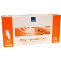 Rękawice vinylowe  M   op.100 szt. bezpudrowe 4425 AB