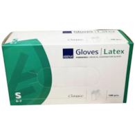 RĘKAWICE LATEX  S   op.100 szt. teksturowane PP 290781