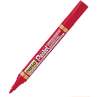 Marker perm.okr.  Pentel N850, czerwony