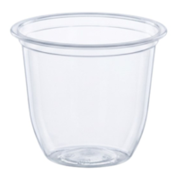Poj. na sałatkę/deser PET okrągły 300ml  op.50 szt. (16)  RPET  (DELI300C) 7930 POPC fi 95mm
