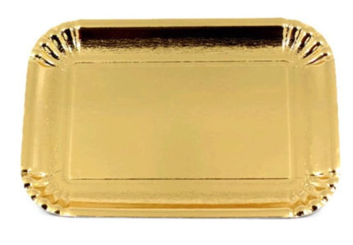 Tacki papier. złote  19,5x13,7cm  op.10 szt.  Elite   /SKL/