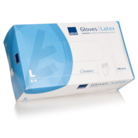 RĘKAWICE LATEX  L   op.100 szt. teksturowane PP 290783