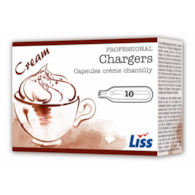 Naboje do syfonu do bitej śmietany N2O 8g  op.10szt.