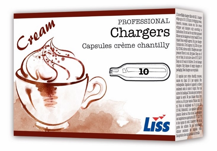 Naboje do syfonu do bitej śmietany N2O 8g  op.10szt.