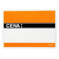 Cenówki laminowane D-A8   op.20 szt. pomarańczowe 9,5x6cm