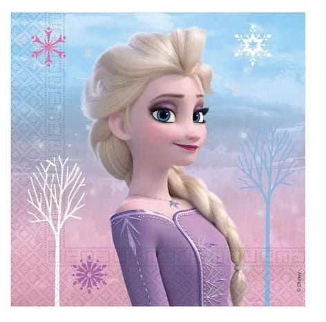 Serwetki - Dziecięce  33x33cm  op.20 szt.  Frozen 2, Wind Spirit