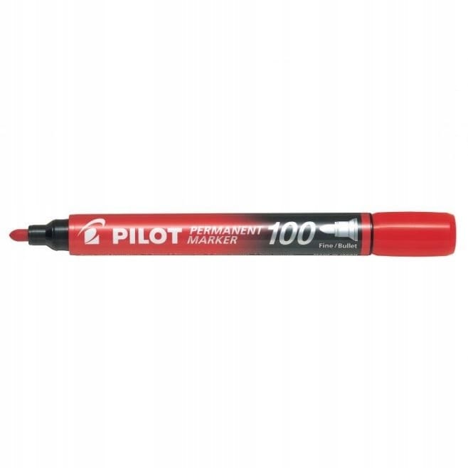 Marker perm.okr.  Pilot SCA-100, czerwony**