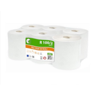 Ręcznik Maxi 19 Biały; makul. 2-w.  100m a'6   R100/2 Ellis Ecoline 3063