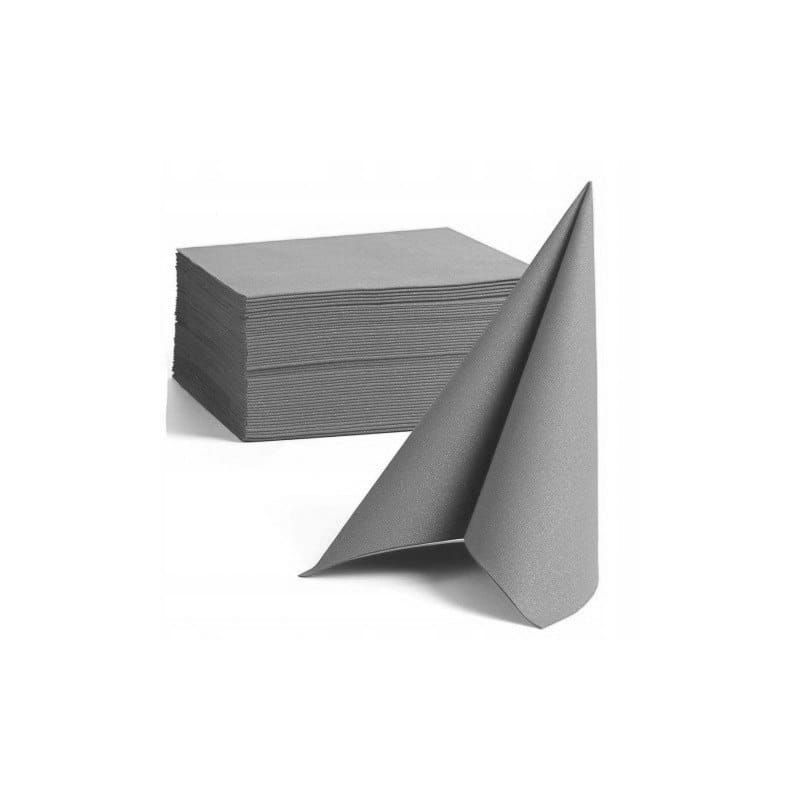 Serwetki 40x40cm flizelinowe skł. szare    Mank 87480  op.50 szt. (6)