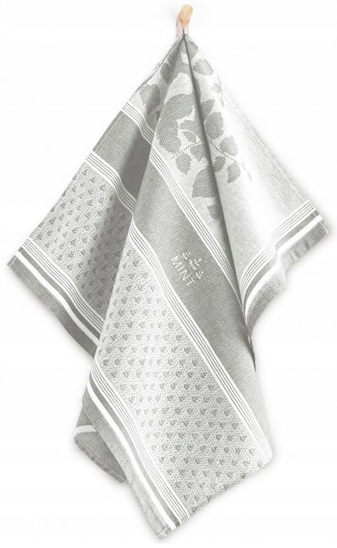 Ścierka kuchenna - bawełniana  50x70 Zwolex - Mint szara